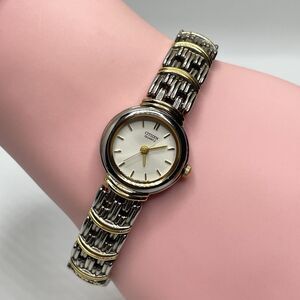 Citizen 6930-S72242 Ladies Watch Gold Silver Tone 6" Quartz With Box